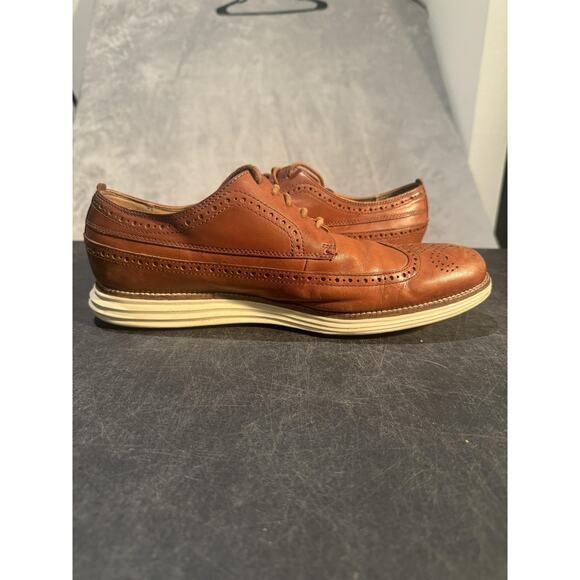 Cole Haan Shoes Mens Size 11 Brown Original Grand Wingtip Oxford Leather Casual main image 7